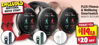 JB Hi-Fi FLEX Fitness & Wellbeing Smartwatch offer