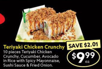 Ritchies Teriyaki Chicken Crunchy offer