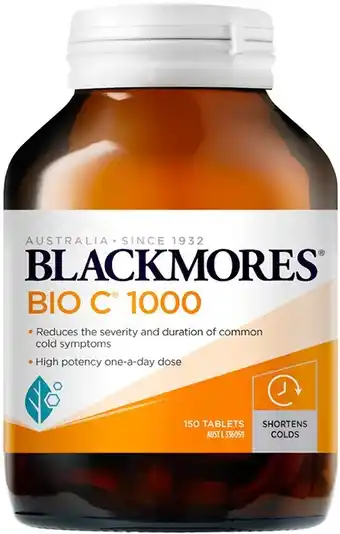 Discount Drug Stores Blackmores Bio C 1000 150 Tablets offer