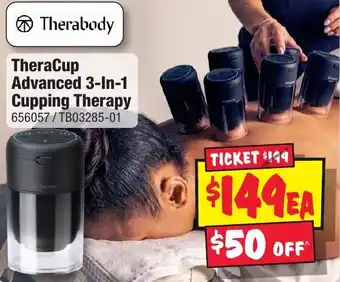 JB Hi-Fi TheraCup Advanced 3-In-1 Cupping Therapy offer