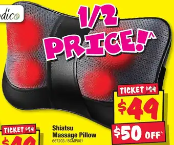 JB Hi-Fi Shiatsu Massage Pillow offer