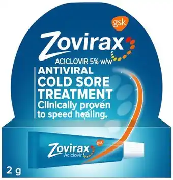 Discount Drug Stores Zovirax Cold Sore Cream Tube 2g offer