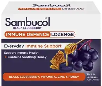 Discount Drug Stores Sambucol Immune Defence 20 Lozenges offer