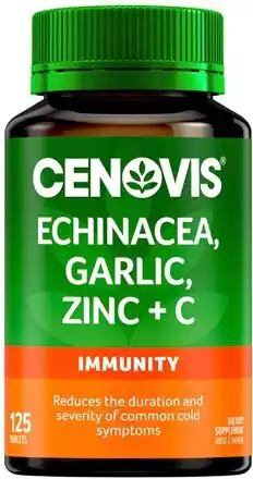 Discount Drug Stores Cenovis Echinacea, Garlic, Zinc + C 125 Tablets offer