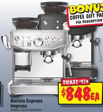 JB Hi-Fi Barista Express Impress offer