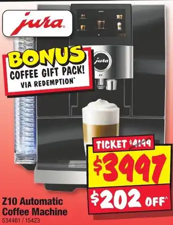 JB Hi-Fi Z10 Automatic Coffee Machine offer