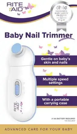 Discount Drug Stores Rite Aid Baby Nail Trimmer offer