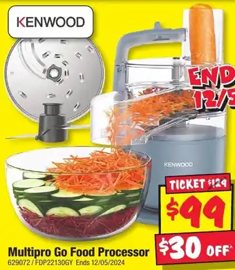 JB Hi-Fi Multipro Go Food Processor offer