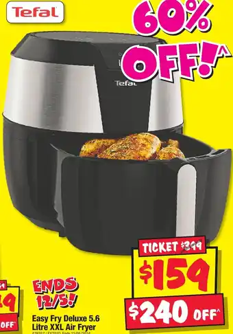 JB Hi-Fi Easy Fry Deluxe 5.6 Litre XXL Air Fryer offer