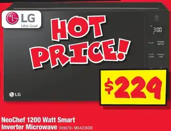 JB Hi-Fi NeoChef 1200 Watt Smart Inverter Microwave offer