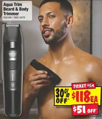 JB Hi-Fi Aqua Trim Beard & Body Trimmer offer