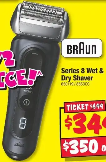 JB Hi-Fi Series 8 Wet & Dry Shaver offer