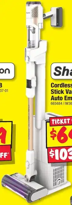 JB Hi-Fi Cordless Detect Pro Stick Vacuum With Auto Empty System offer