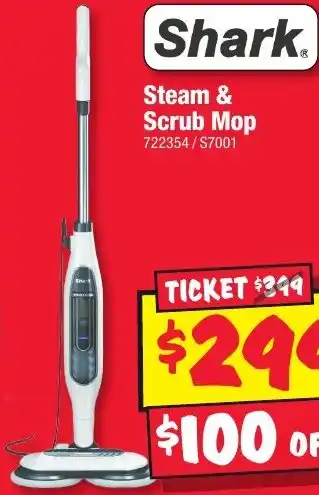 JB Hi-Fi Steam & Scrub Mop offer