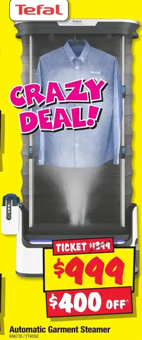 JB Hi-Fi Automatic Garment Steamer offer