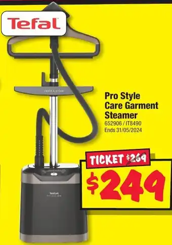 JB Hi-Fi Pro Style Care Garment Steamer offer