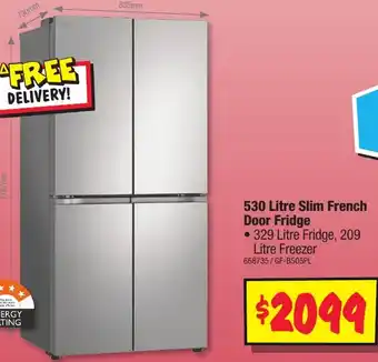 JB Hi-Fi 530 Litre Slim French Door Fridge offer