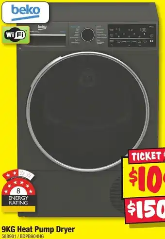 JB Hi-Fi 9KG Heat Pump Dryer offer