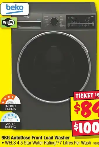 JB Hi-Fi 9KG AutoDose Front Load Washer offer