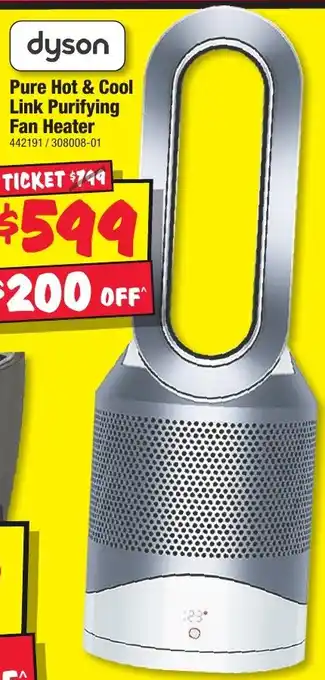 JB Hi-Fi Pure Hot & Cool Link Purifying Fan Heater offer