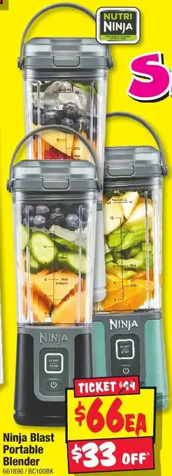 JB Hi-Fi Ninja Blast Portable Blender offer