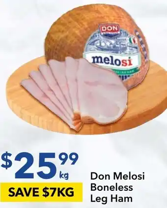 Don Melosi Boneless Leg Ham