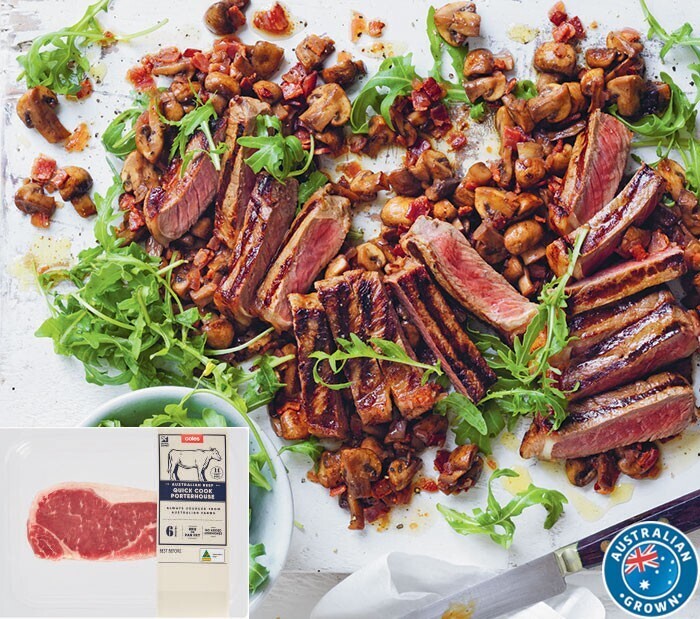 Coles Australian No Added Hormones Beef Quick Cook Scotch Fillet or