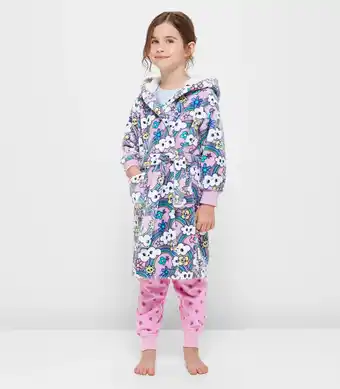 Target Girls Fleece Rainbow Cloud Dressing Gown offer