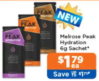 Good Price Pharmacy Melrose Peak Hydration 6g Sachet offer