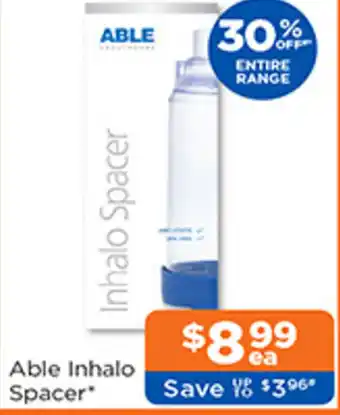 Good Price Pharmacy Able Inhalo Spacer offer