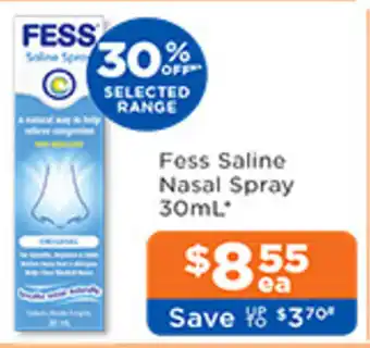 Good Price Pharmacy Fess Saline Nasal Spray 30mL offer