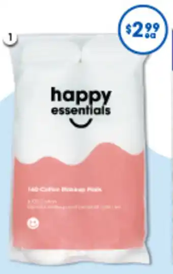 Good Price Pharmacy Happy Essentials Cotton Make Up Pads offer