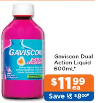 Good Price Pharmacy Gaviscon Dual Action Liquid 600mL offer