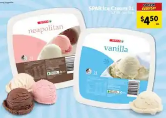 Spar SPAR Ice Cream 2L offer