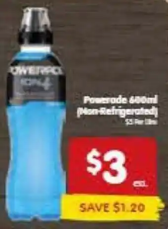 Spar Powerade 600ml offer