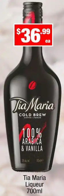 Liquor Stax Tia Maria Liqueur 700ml offer