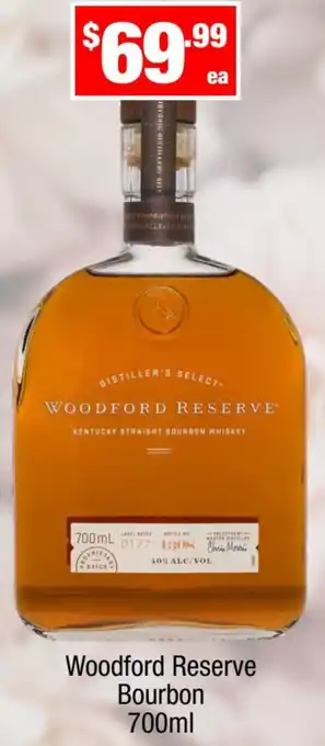 Liquor Stax Woodford Reserve Bourbon 700ml offer