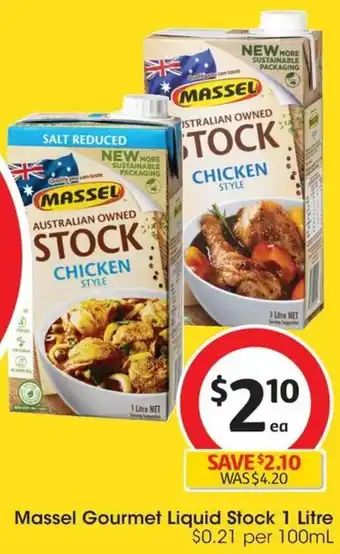 Coles Massel Gourmet Liquid Stock 1 Litre offer