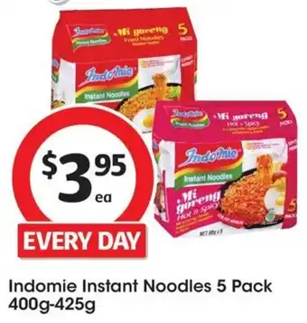 Coles Indomie Instant Noodles 5 Pack 400g-425g offer