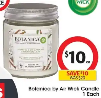 Coles Botanica by Air Wick Candle 1 Each offer