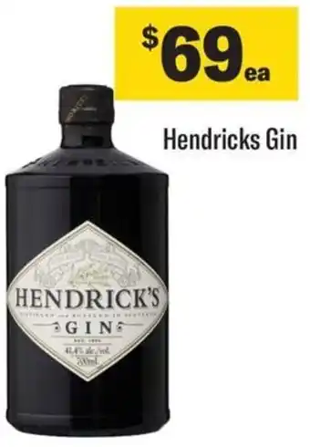 Coles Hendricks Gin offer