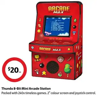 Coles Thunda 8-Bit Mini Arcade Station offer