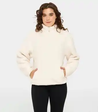 Target Fila Teddy Quarter Zip Jumper offer