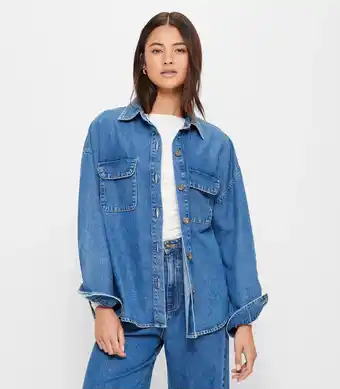 Target Oversized Denim Shirt - Lily Loves offer