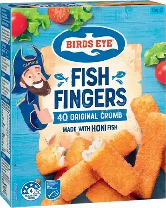 IGA Birds Eye Fish Fingers Made From Hoki 1kg offer
