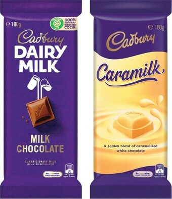 IGA Cadbury Chocolate Block 160-190g Selected Varieties offer