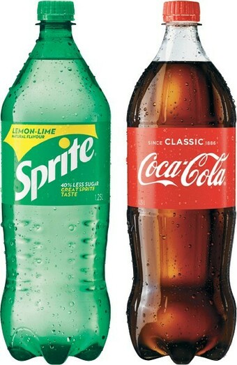 IGA Coca-Cola, Sprite or Fanta 1.25 Litre Selected Varieties offer