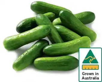 IGA Australian Cucumber Baby Qukes 250g Pack offer