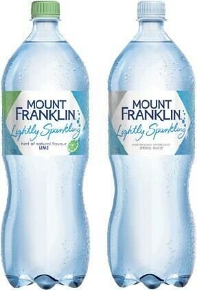 IGA Mount Franklin Lightly Sparkling Water 1.25 Litre Selected Varieties offer