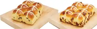 Woolworths Indulgent Fruit or Cadbury Choc Brioche Hot Cross Bun Varieties Pk 6* offer